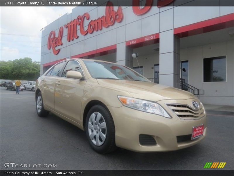 Sandy Beach Metallic / Bisque 2011 Toyota Camry LE