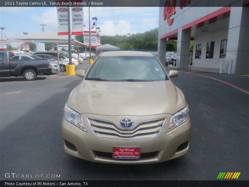 Sandy Beach Metallic / Bisque 2011 Toyota Camry LE