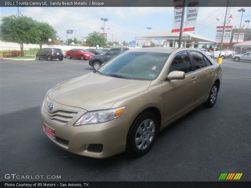 Sandy Beach Metallic / Bisque 2011 Toyota Camry LE