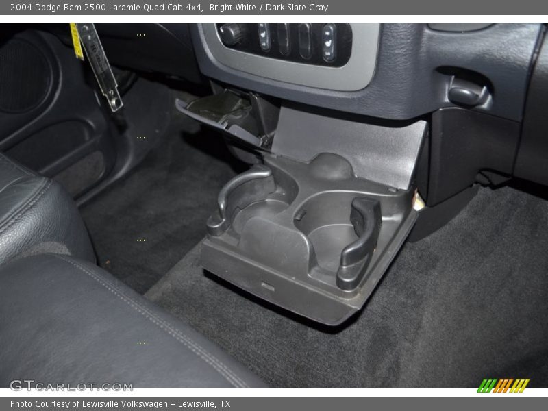 Bright White / Dark Slate Gray 2004 Dodge Ram 2500 Laramie Quad Cab 4x4