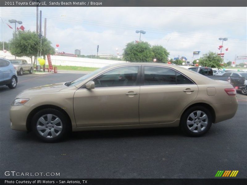 Sandy Beach Metallic / Bisque 2011 Toyota Camry LE