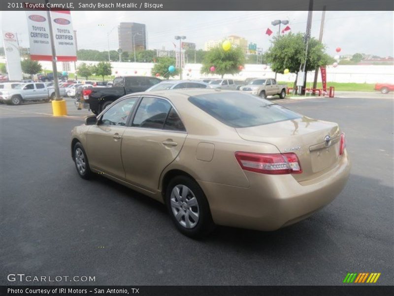 Sandy Beach Metallic / Bisque 2011 Toyota Camry LE