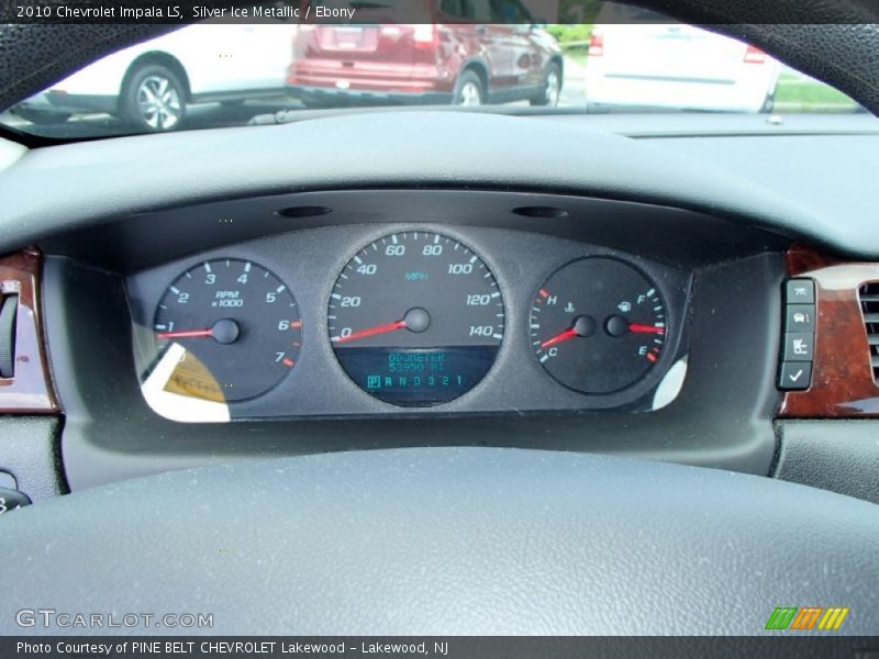 Silver Ice Metallic / Ebony 2010 Chevrolet Impala LS
