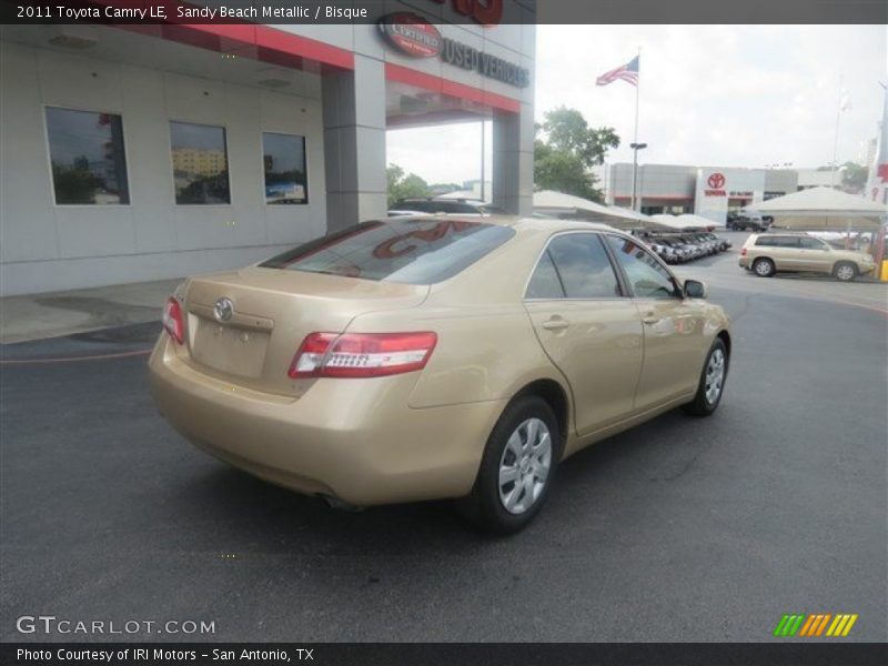 Sandy Beach Metallic / Bisque 2011 Toyota Camry LE