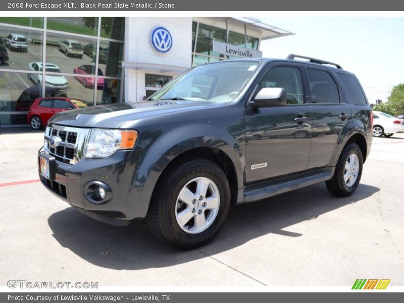 Black Pearl Slate Metallic / Stone 2008 Ford Escape XLT