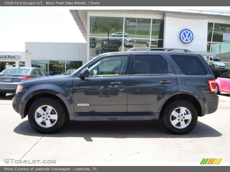 Black Pearl Slate Metallic / Stone 2008 Ford Escape XLT