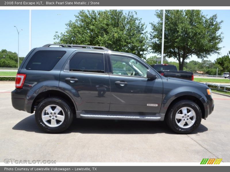 Black Pearl Slate Metallic / Stone 2008 Ford Escape XLT
