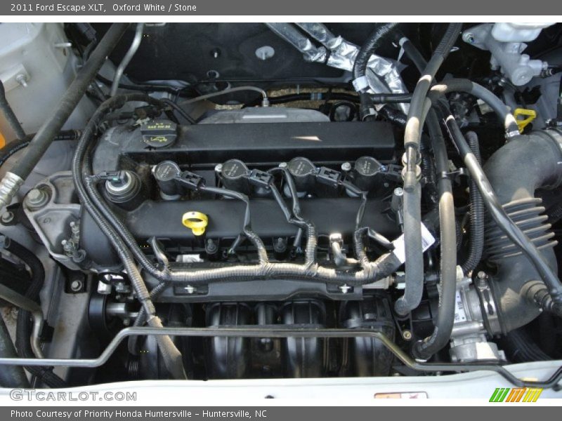 Oxford White / Stone 2011 Ford Escape XLT