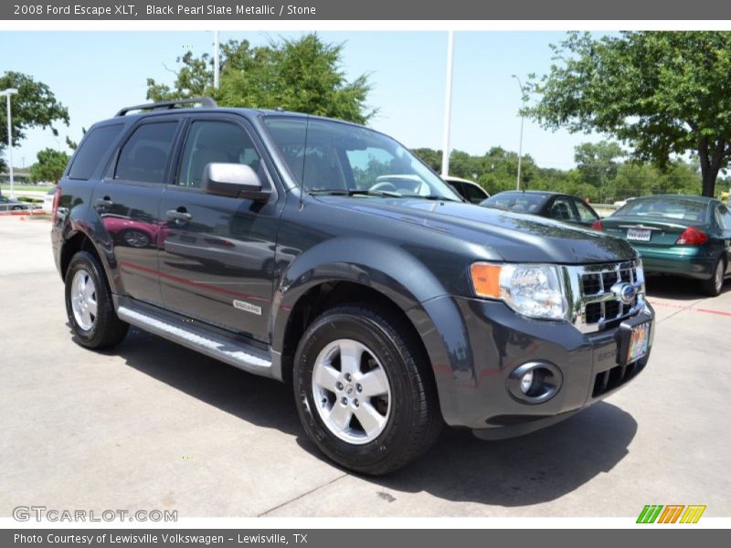 Black Pearl Slate Metallic / Stone 2008 Ford Escape XLT