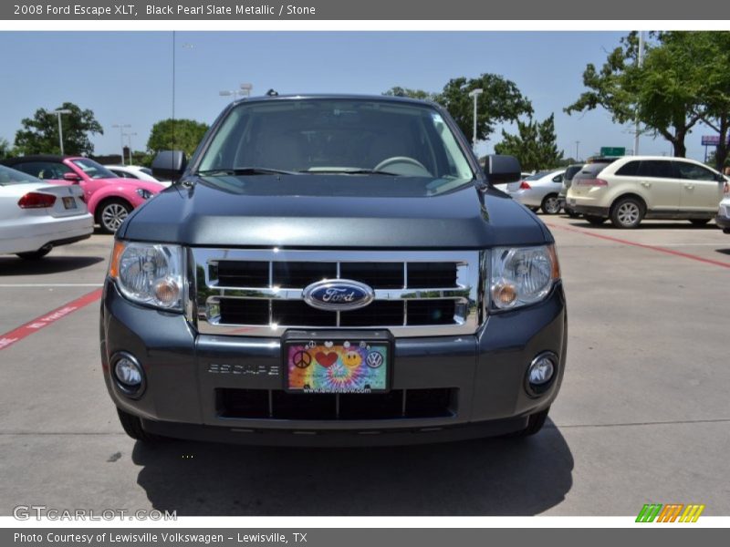 Black Pearl Slate Metallic / Stone 2008 Ford Escape XLT