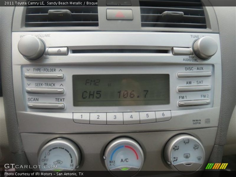 Sandy Beach Metallic / Bisque 2011 Toyota Camry LE