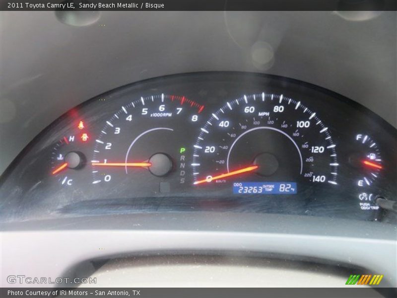 Sandy Beach Metallic / Bisque 2011 Toyota Camry LE