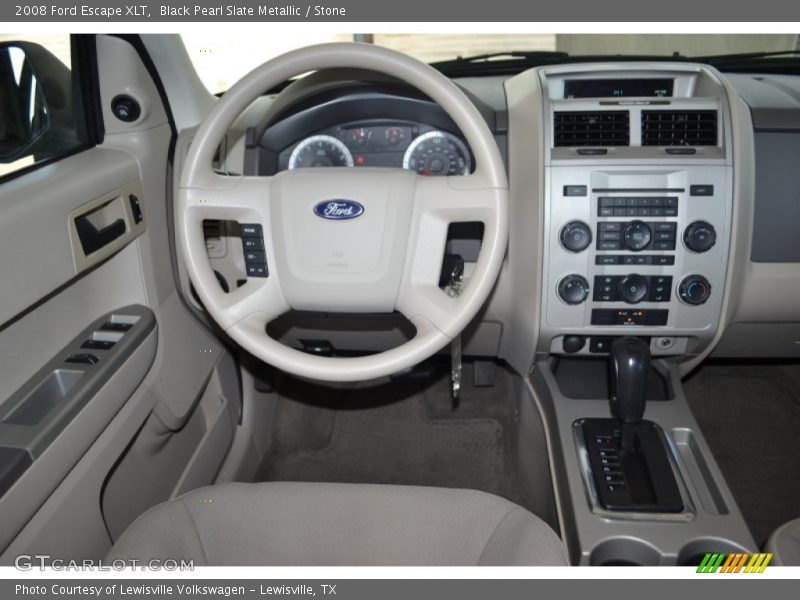 Black Pearl Slate Metallic / Stone 2008 Ford Escape XLT