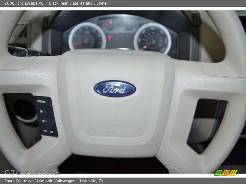 Black Pearl Slate Metallic / Stone 2008 Ford Escape XLT