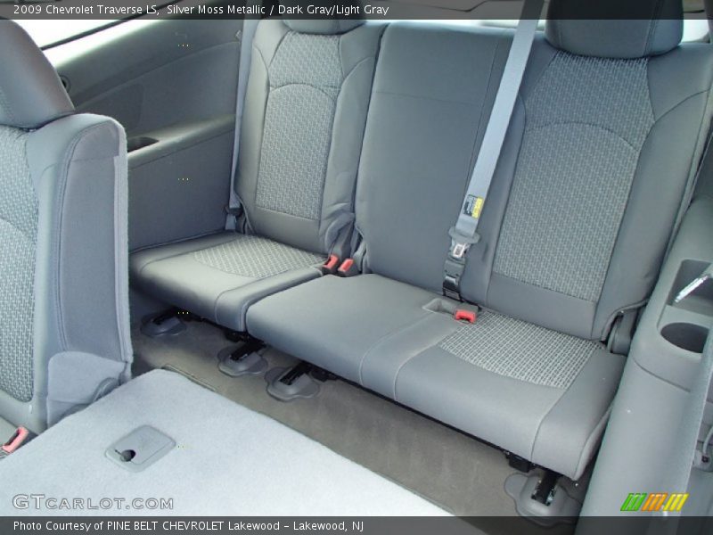 Silver Moss Metallic / Dark Gray/Light Gray 2009 Chevrolet Traverse LS