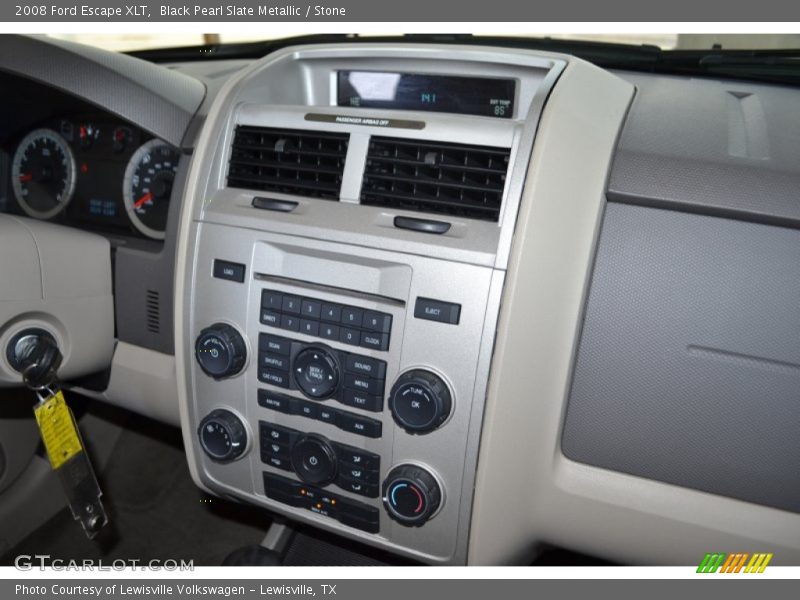 Black Pearl Slate Metallic / Stone 2008 Ford Escape XLT