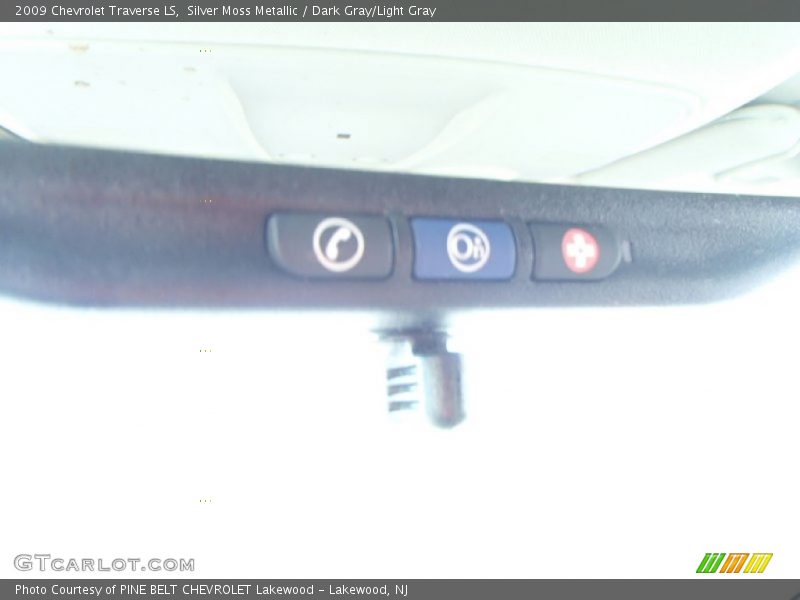 Silver Moss Metallic / Dark Gray/Light Gray 2009 Chevrolet Traverse LS