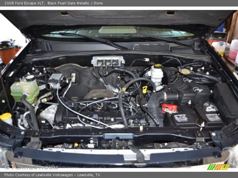 Black Pearl Slate Metallic / Stone 2008 Ford Escape XLT