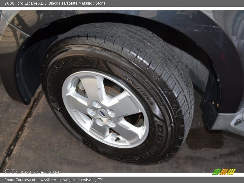 Black Pearl Slate Metallic / Stone 2008 Ford Escape XLT