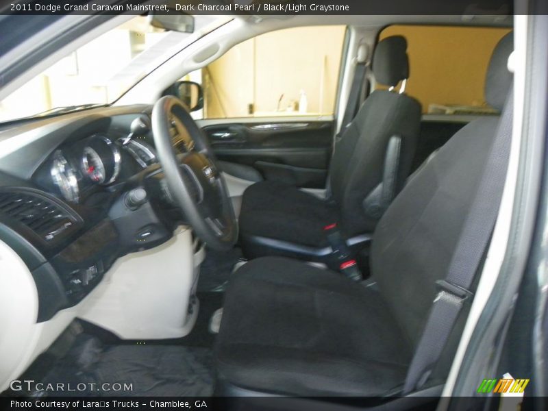 Dark Charcoal Pearl / Black/Light Graystone 2011 Dodge Grand Caravan Mainstreet