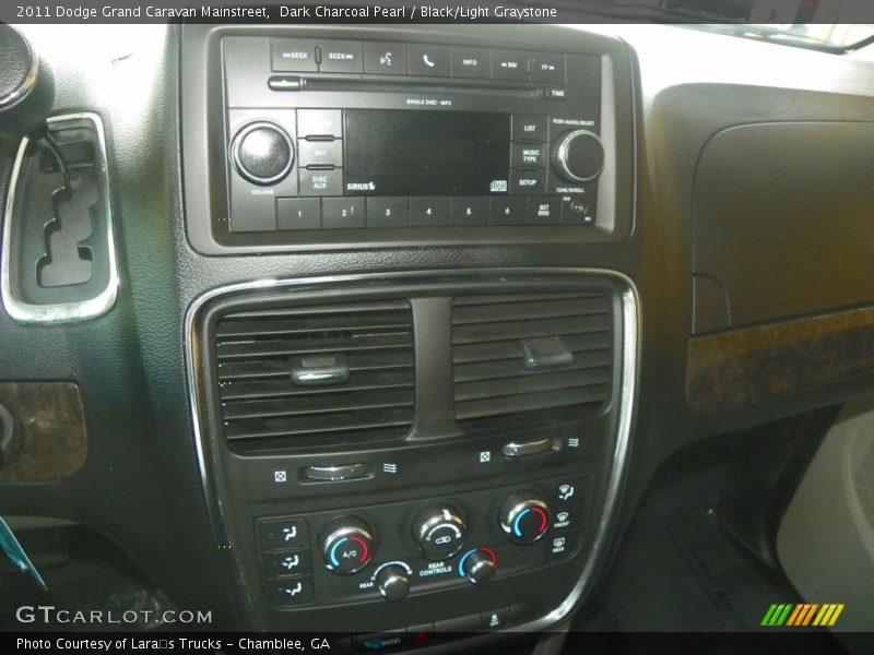 Dark Charcoal Pearl / Black/Light Graystone 2011 Dodge Grand Caravan Mainstreet