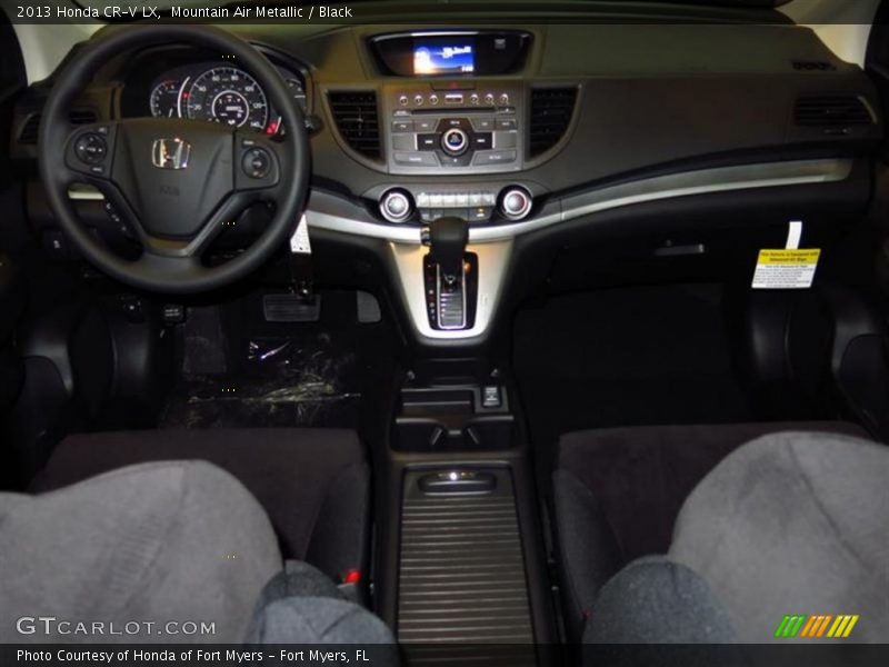 Mountain Air Metallic / Black 2013 Honda CR-V LX