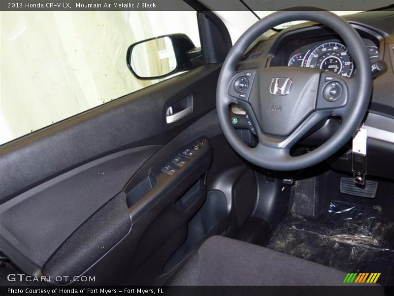 Mountain Air Metallic / Black 2013 Honda CR-V LX