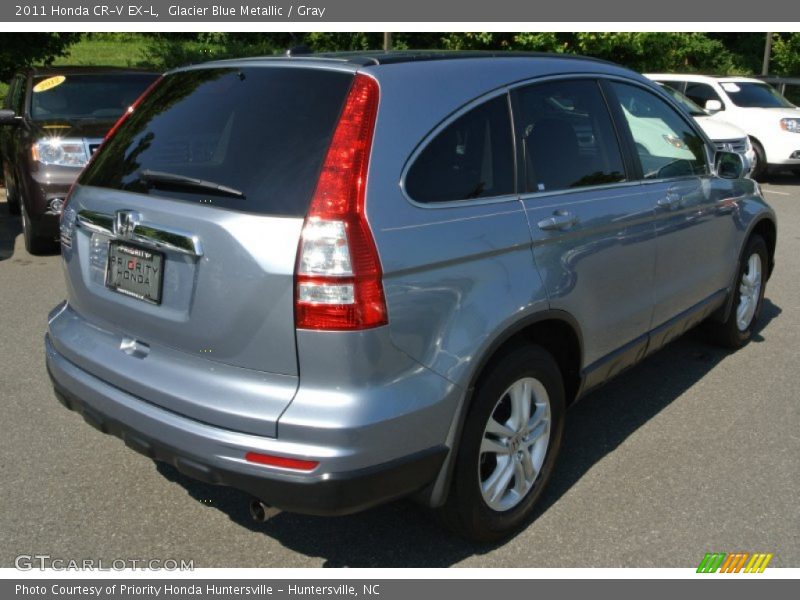 Glacier Blue Metallic / Gray 2011 Honda CR-V EX-L