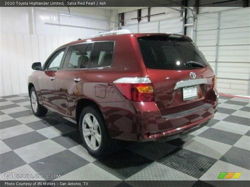 Salsa Red Pearl / Ash 2010 Toyota Highlander Limited
