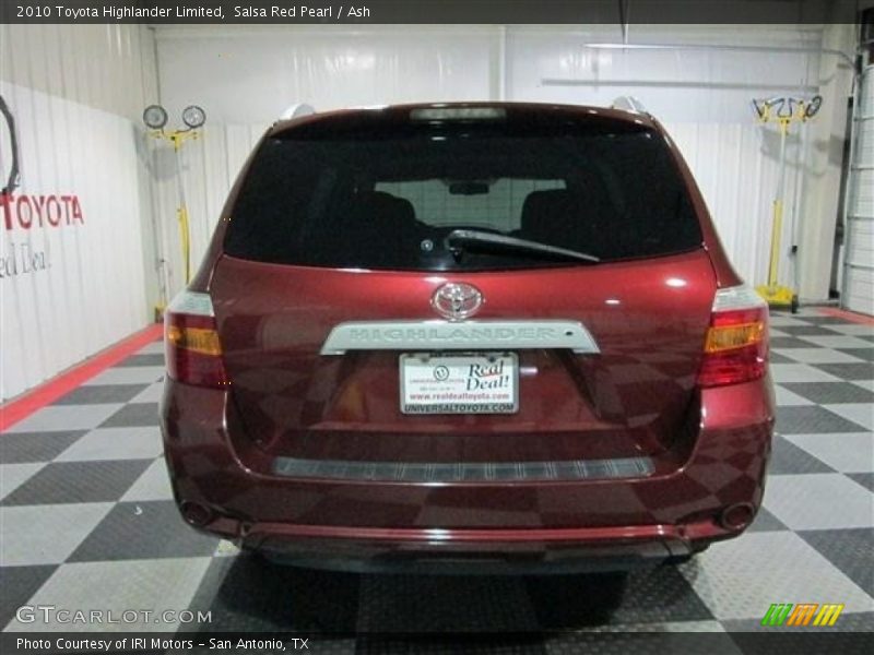 Salsa Red Pearl / Ash 2010 Toyota Highlander Limited