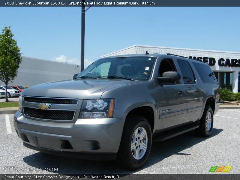 Graystone Metallic / Light Titanium/Dark Titanium 2008 Chevrolet Suburban 1500 LS