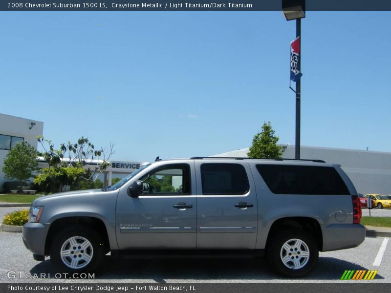 Graystone Metallic / Light Titanium/Dark Titanium 2008 Chevrolet Suburban 1500 LS