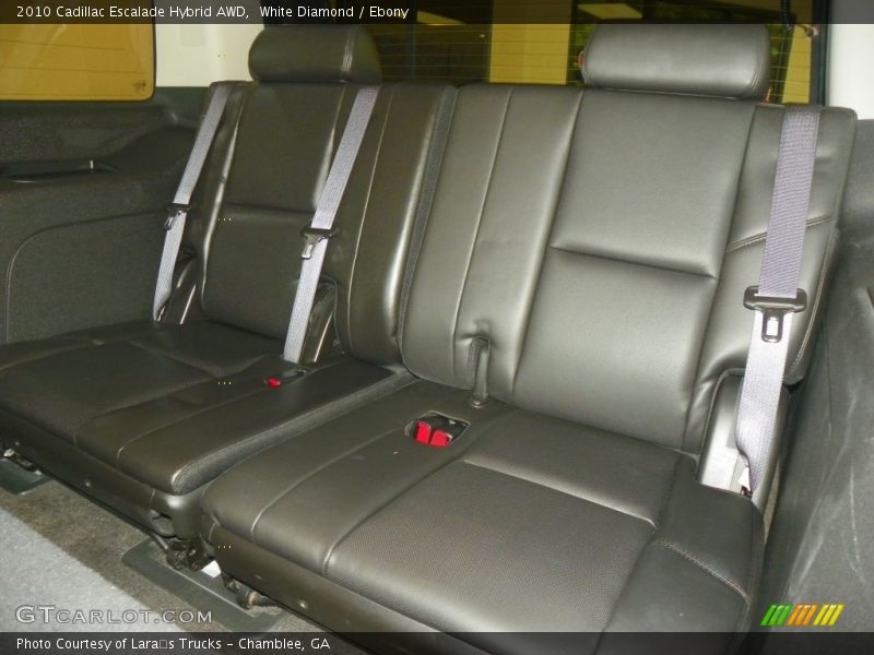 White Diamond / Ebony 2010 Cadillac Escalade Hybrid AWD