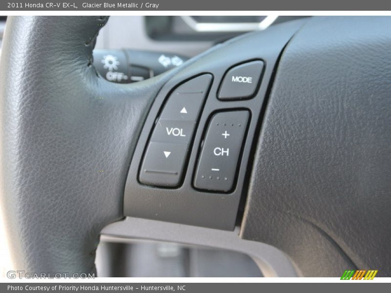 Glacier Blue Metallic / Gray 2011 Honda CR-V EX-L