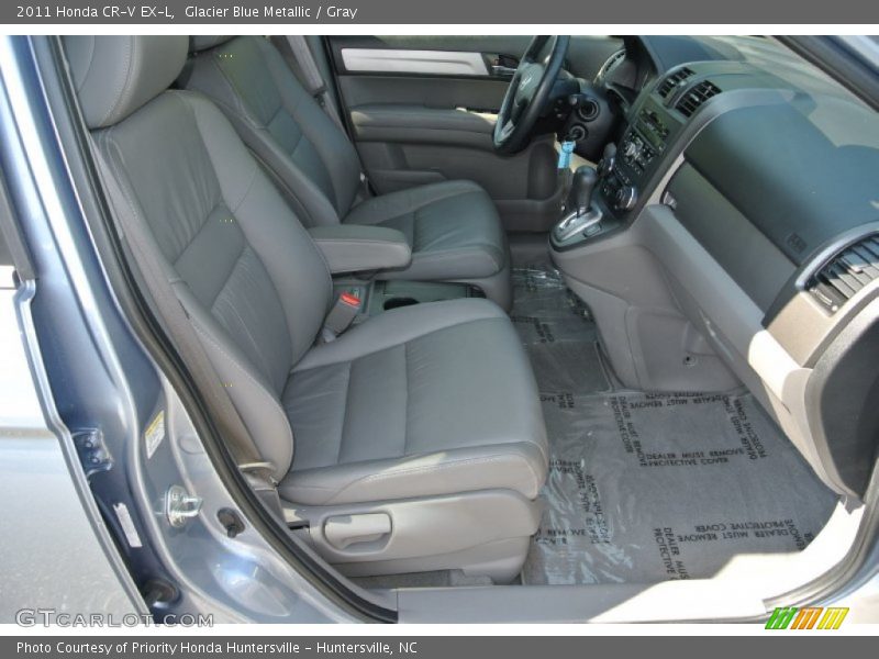 Glacier Blue Metallic / Gray 2011 Honda CR-V EX-L