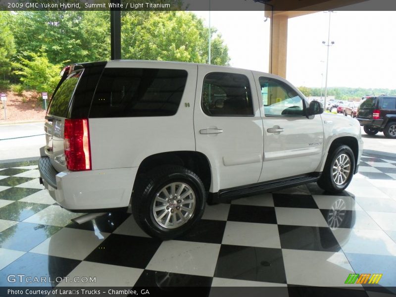 Summit White / Light Titanium 2009 GMC Yukon Hybrid