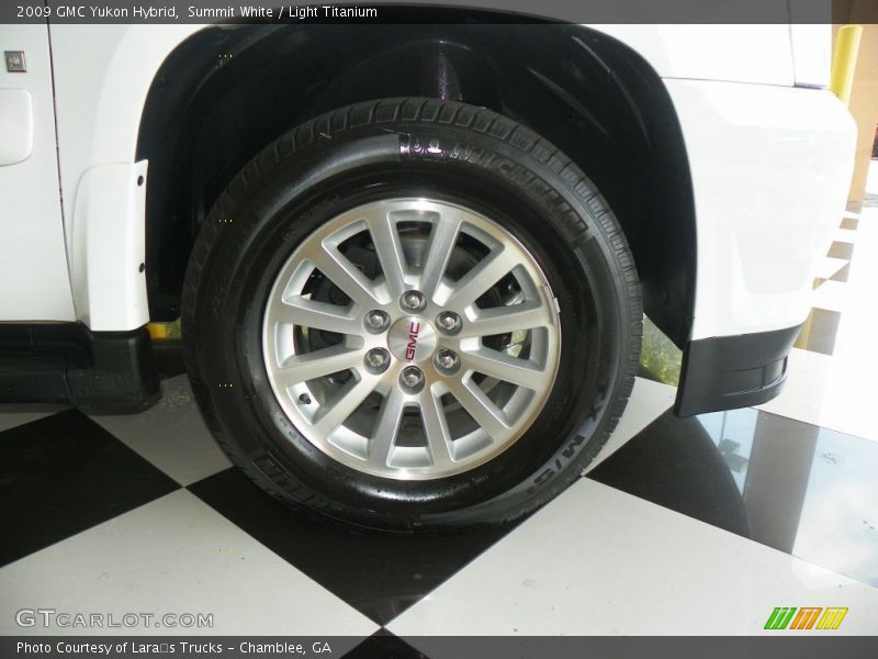 Summit White / Light Titanium 2009 GMC Yukon Hybrid