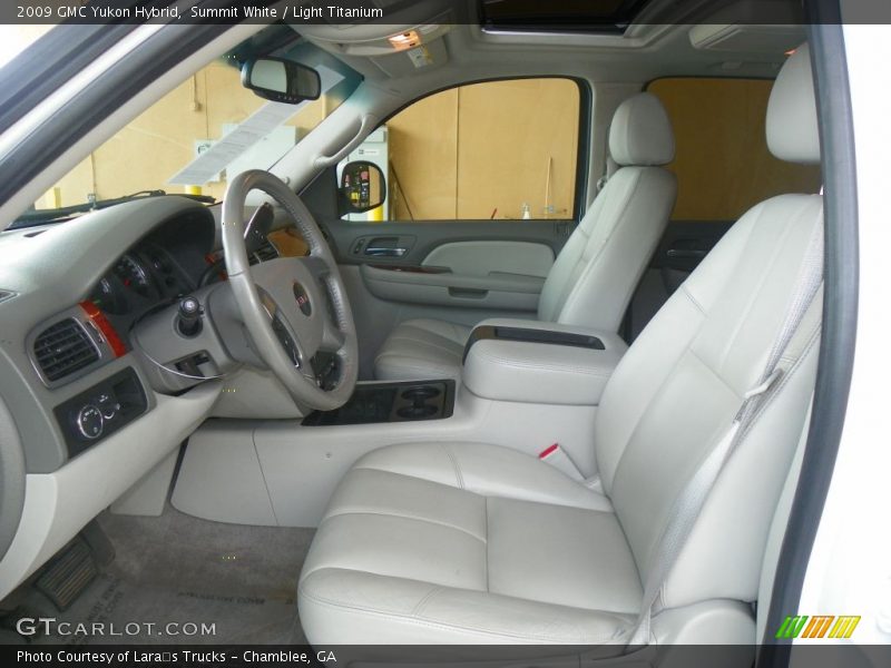 Summit White / Light Titanium 2009 GMC Yukon Hybrid