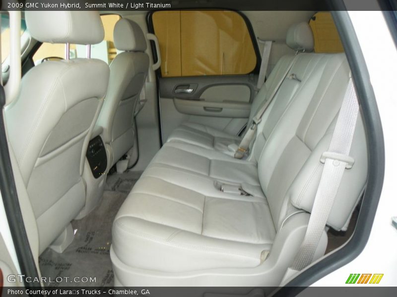 Summit White / Light Titanium 2009 GMC Yukon Hybrid