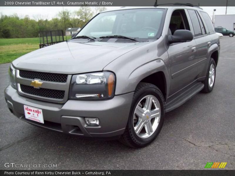 Graystone Metallic / Ebony 2009 Chevrolet TrailBlazer LT 4x4