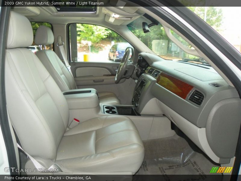 Summit White / Light Titanium 2009 GMC Yukon Hybrid