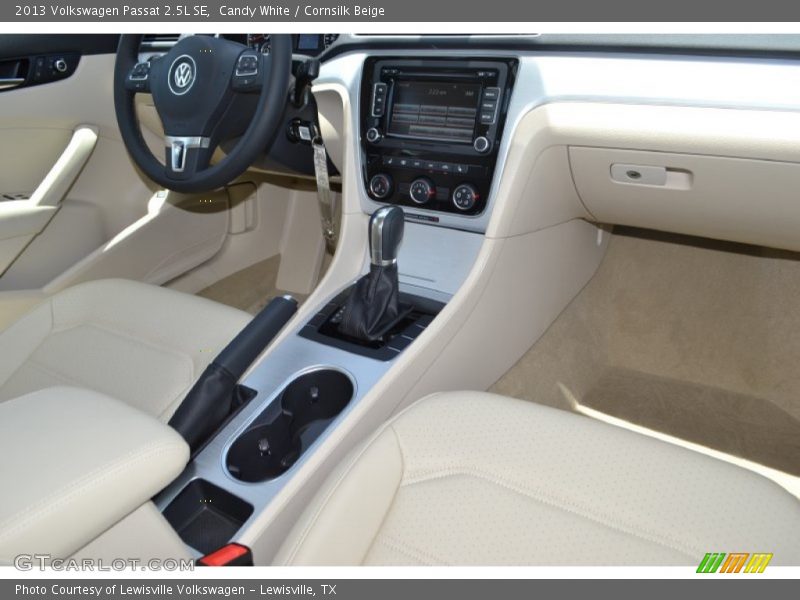 Candy White / Cornsilk Beige 2013 Volkswagen Passat 2.5L SE