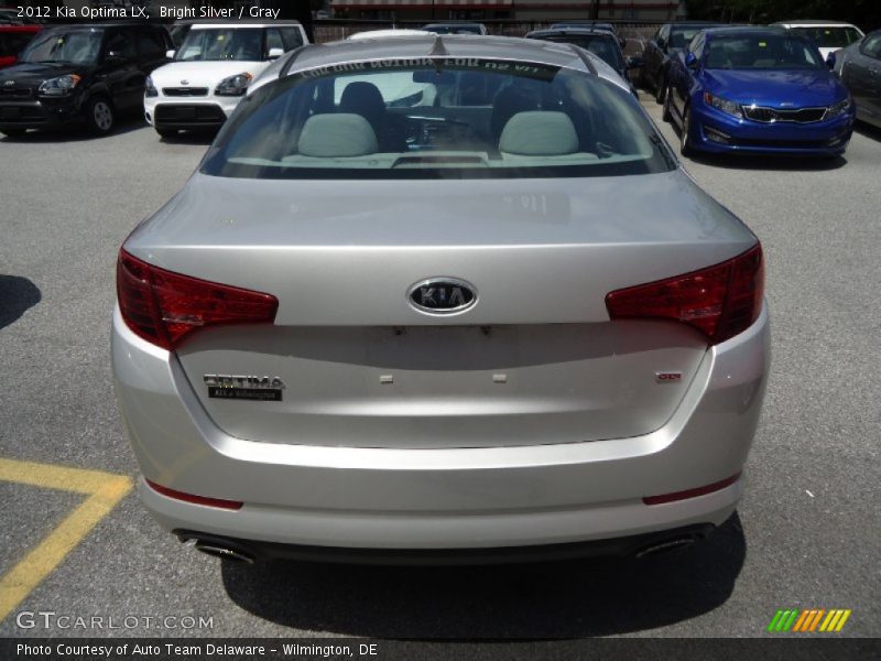 Bright Silver / Gray 2012 Kia Optima LX