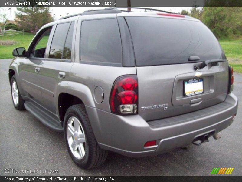 Graystone Metallic / Ebony 2009 Chevrolet TrailBlazer LT 4x4