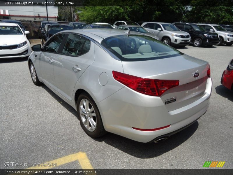 Bright Silver / Gray 2012 Kia Optima LX