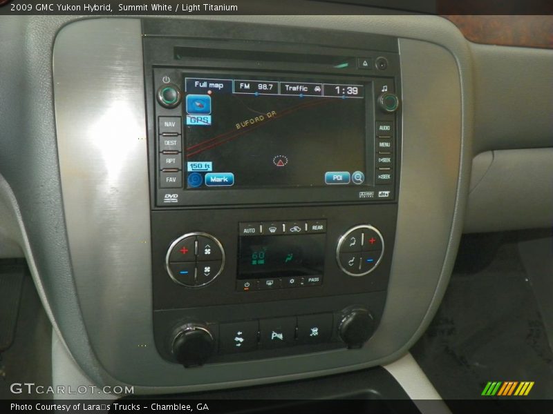 Summit White / Light Titanium 2009 GMC Yukon Hybrid