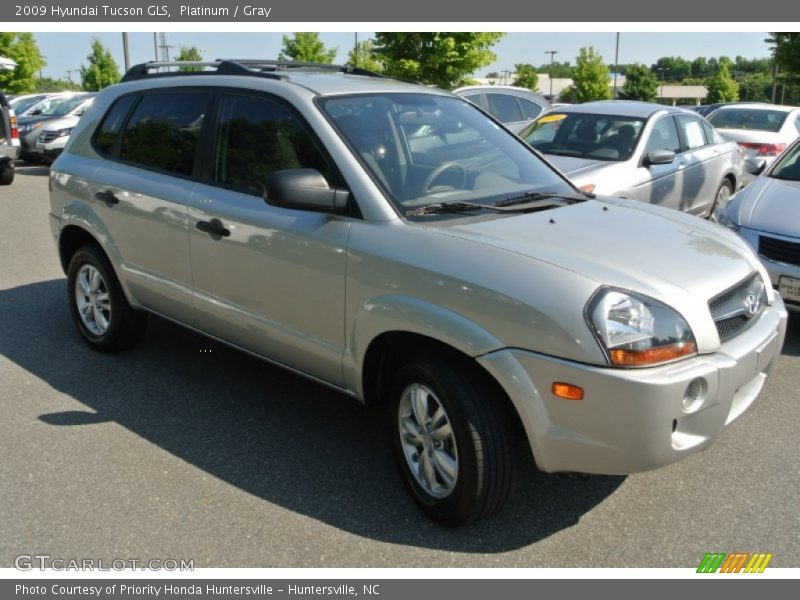 Platinum / Gray 2009 Hyundai Tucson GLS