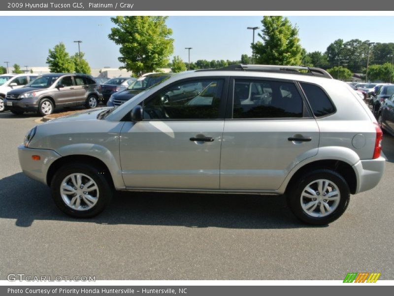 Platinum / Gray 2009 Hyundai Tucson GLS