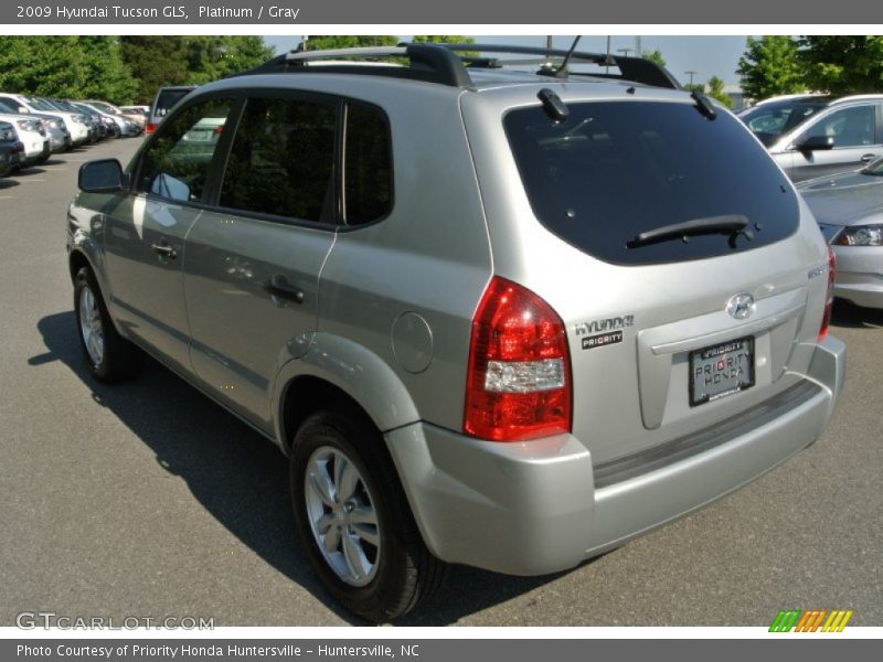 Platinum / Gray 2009 Hyundai Tucson GLS