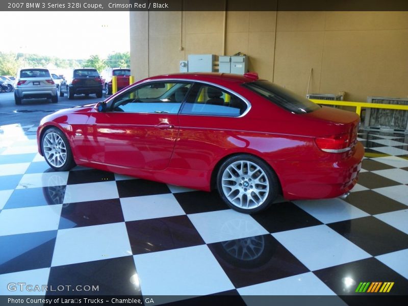 Crimson Red / Black 2007 BMW 3 Series 328i Coupe